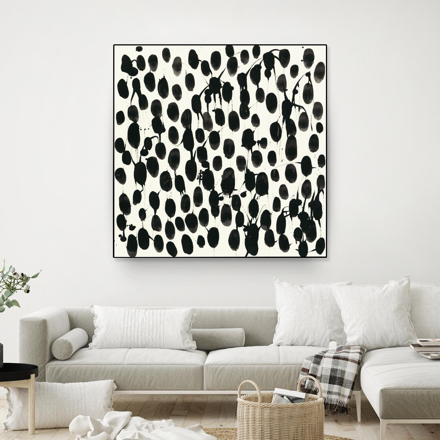 Invariable I by June Erica Vess on GIANT ART - black abstract