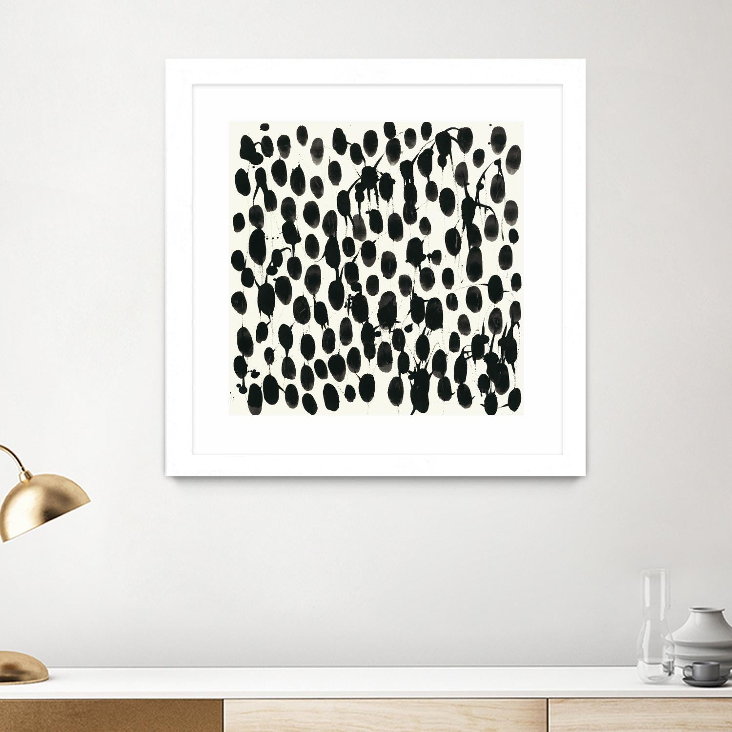 Invariable I by June Erica Vess on GIANT ART - black abstract