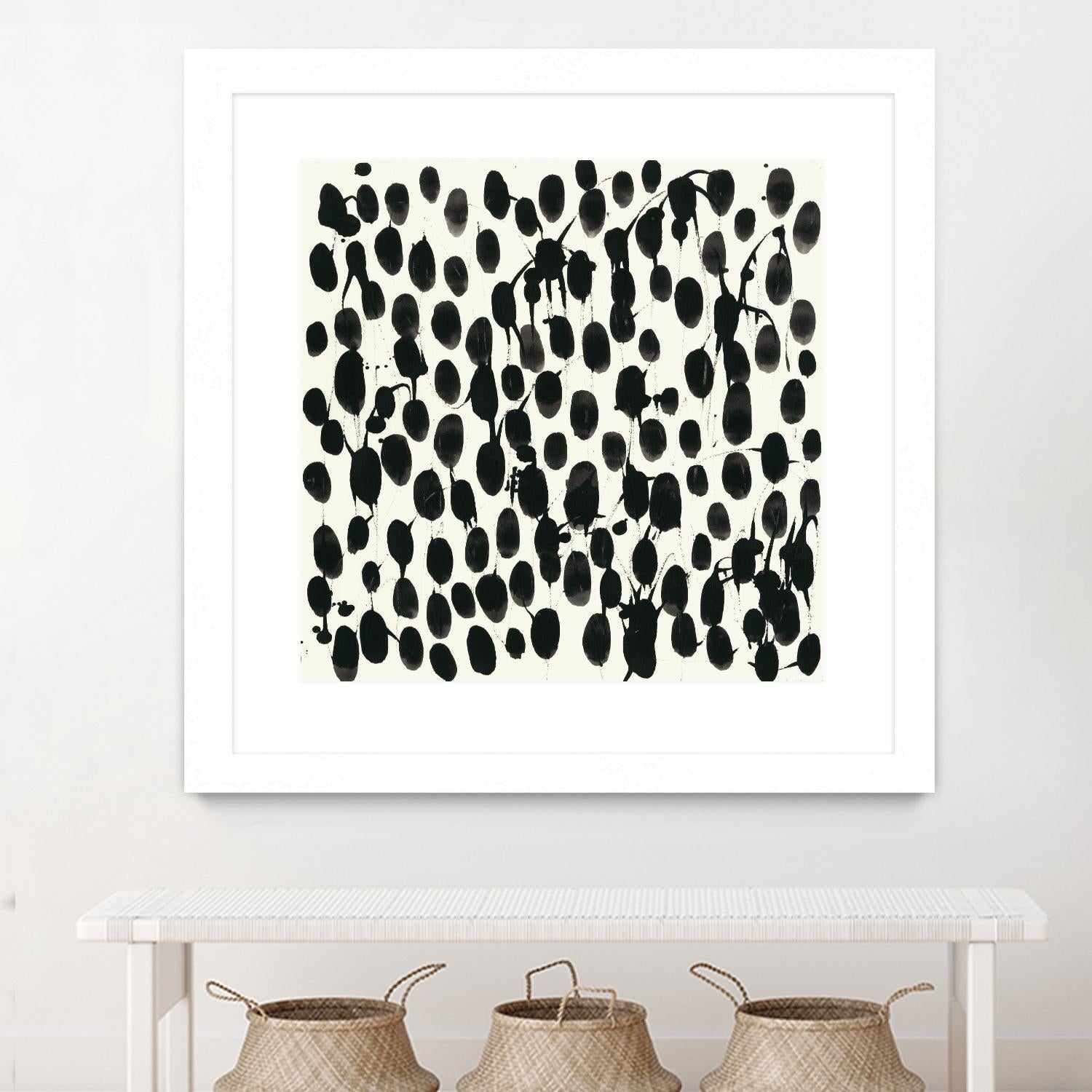 Invariable I by June Erica Vess on GIANT ART - black abstract