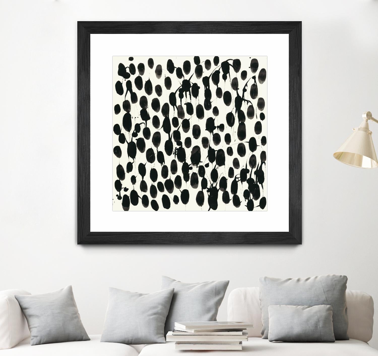 Invariable I by June Erica Vess on GIANT ART - black abstract