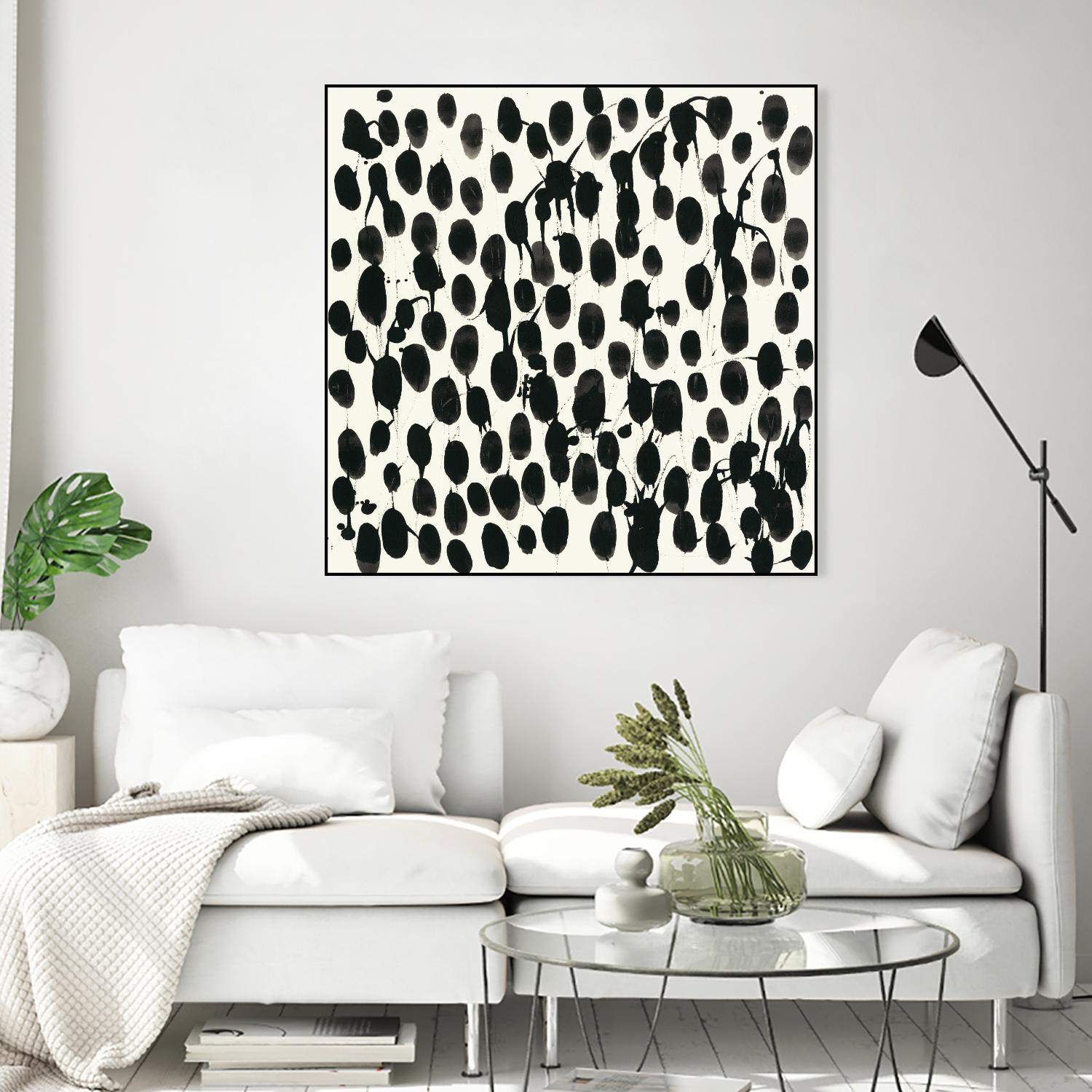 Invariable I by June Erica Vess on GIANT ART - black abstract