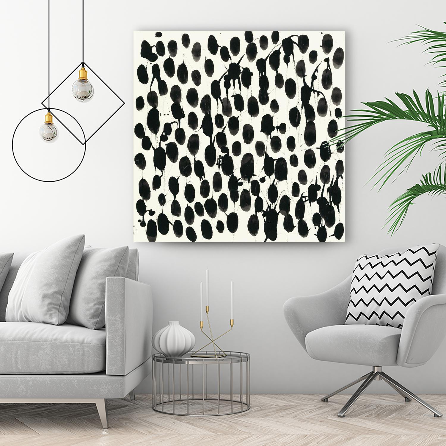 Invariable I by June Erica Vess on GIANT ART - black abstract