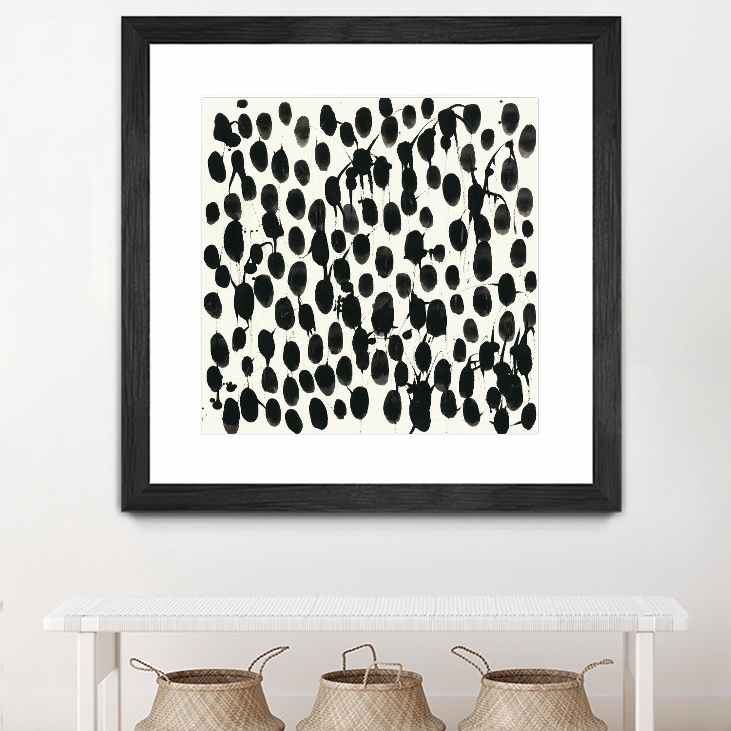 Invariable I by June Erica Vess on GIANT ART - black abstract