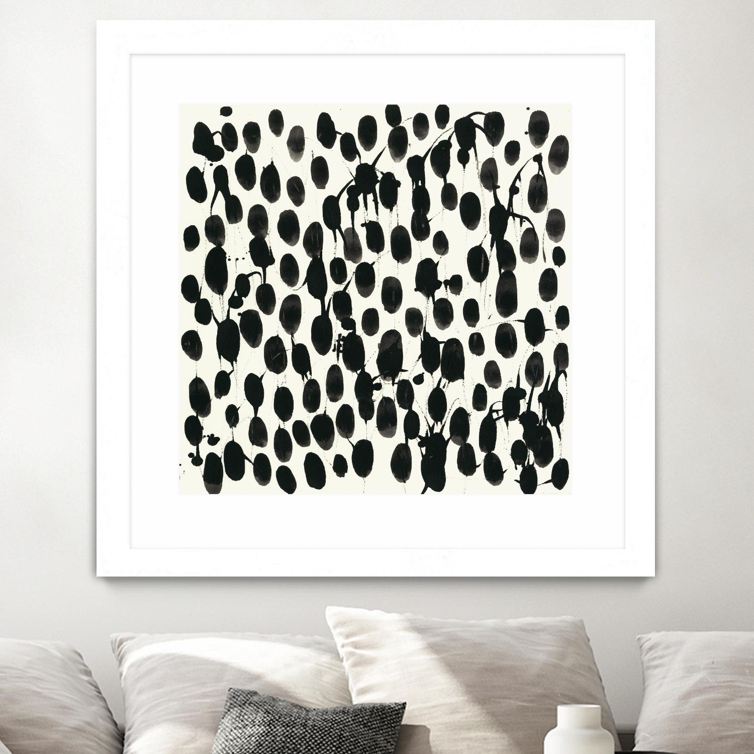 Invariable I by June Erica Vess on GIANT ART - black abstract