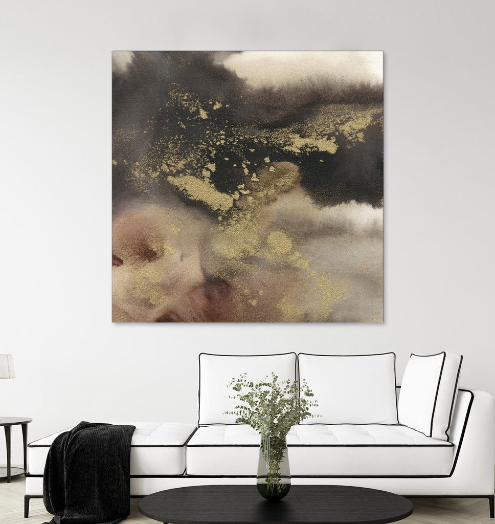Mountain Seasons I by Joyce Combs on GIANT ART - brown abstract