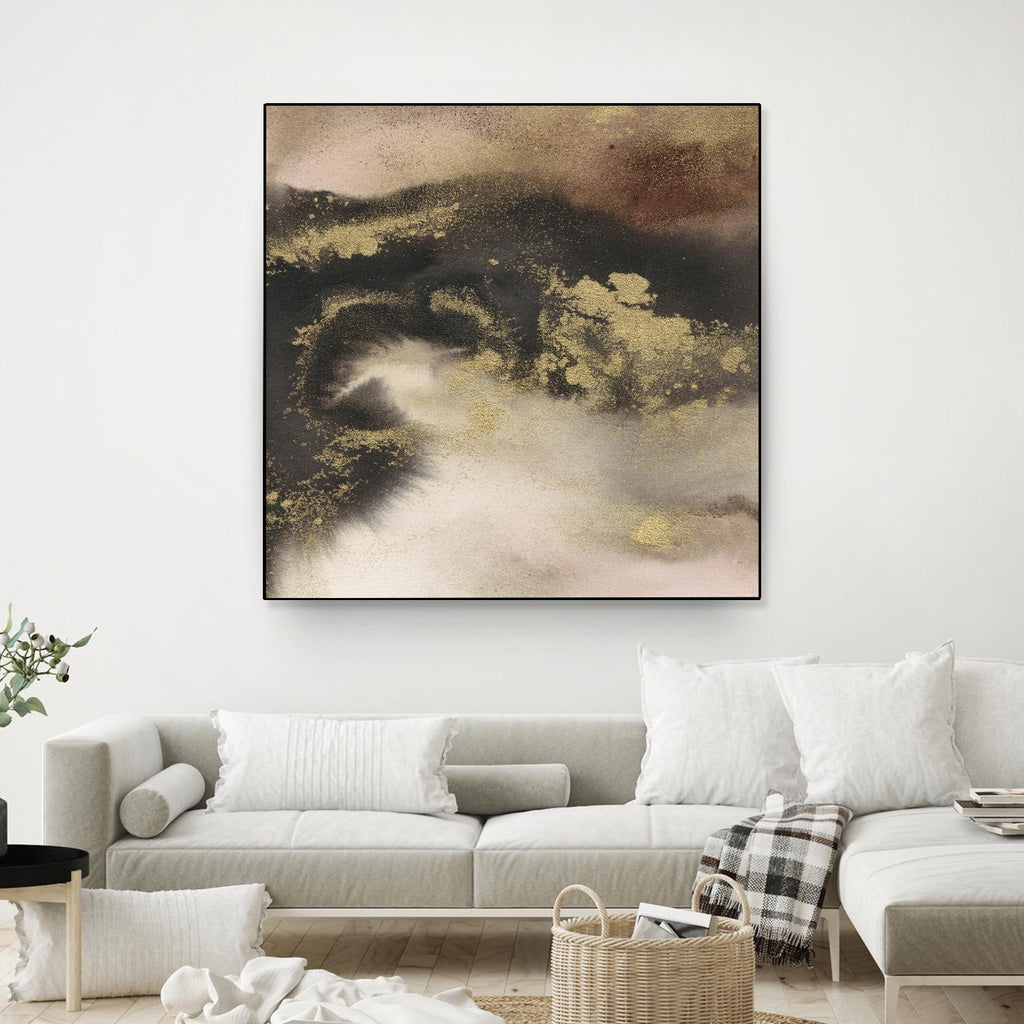 Mountain Seasons III by Joyce Combs on GIANT ART - brown abstract