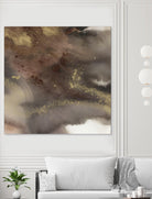 Mountain Seasons IV by Joyce Combs on GIANT ART - brown abstract