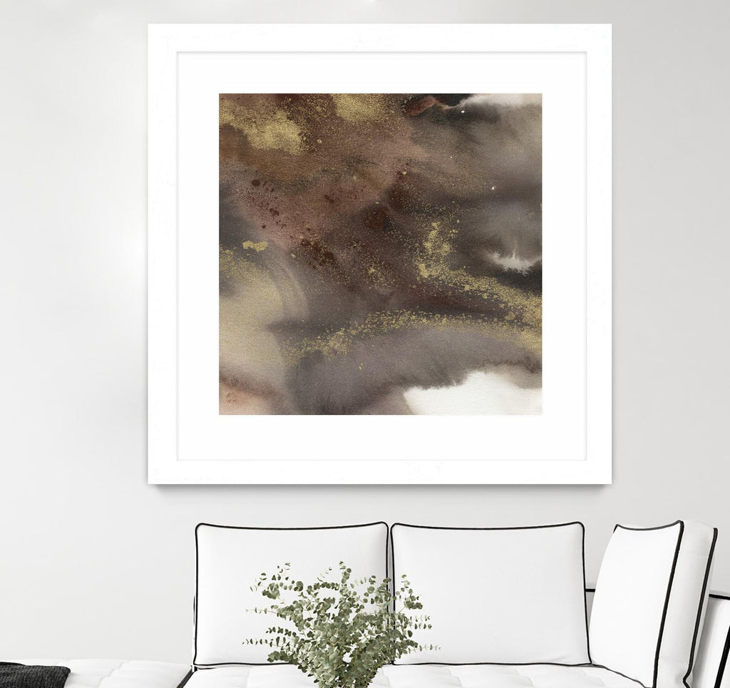 Mountain Seasons IV par Joyce Combs sur GIANT ART - abstrait brun