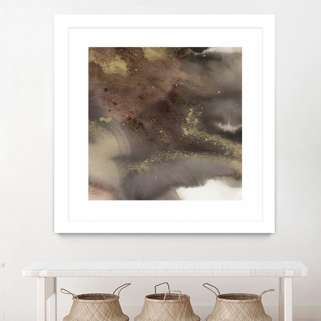 Mountain Seasons IV by Joyce Combs on GIANT ART - brown abstract