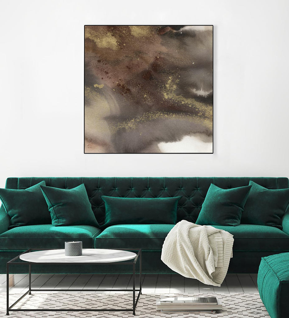 Mountain Seasons IV by Joyce Combs on GIANT ART - brown abstract