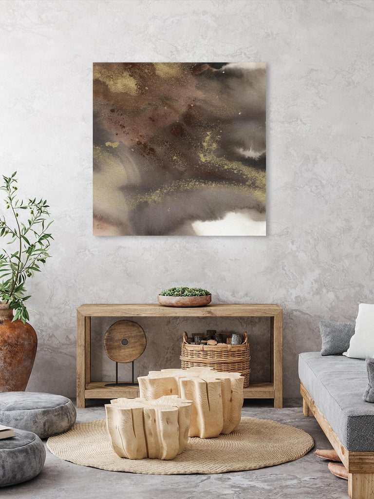 Mountain Seasons IV par Joyce Combs sur GIANT ART - abstrait brun