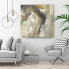 Waves in Motion I by Joyce Combs on GIANT ART - brown abstract