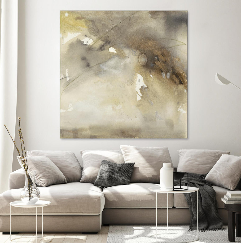 Waves in Motion II by Joyce Combs on GIANT ART - brown abstract