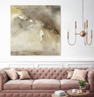 Waves in Motion II by Joyce Combs on GIANT ART - brown abstract