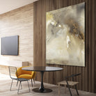 Waves in Motion II by Joyce Combs on GIANT ART - brown abstract