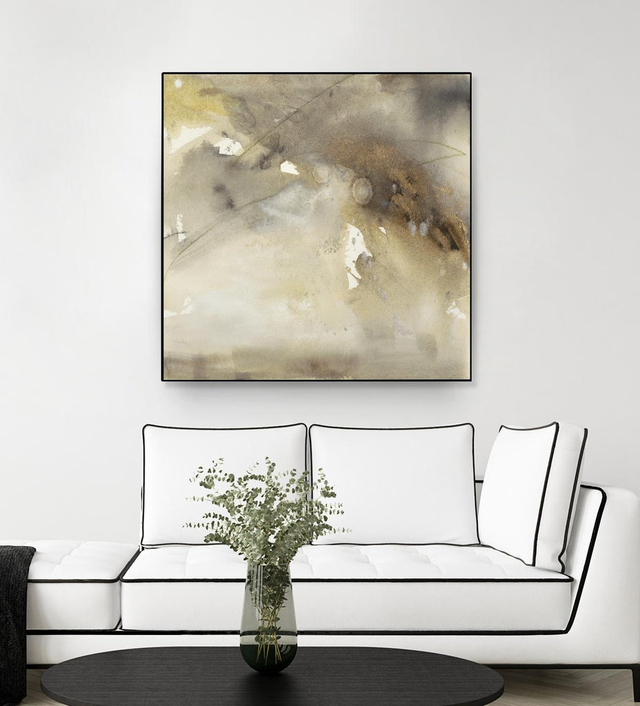 Waves in Motion II by Joyce Combs on GIANT ART - brown abstract