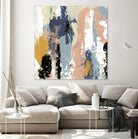 Blueberry Swatches I by Jennifer Goldberger on GIANT ART - abstract