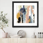 Blueberry Swatches I by Jennifer Goldberger on GIANT ART - abstract