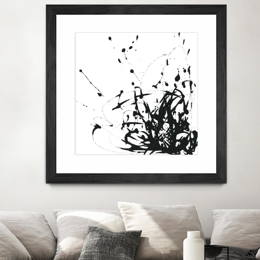 Onyx Expression II by June Erica Vess on GIANT ART - black abstract