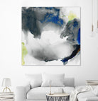 Ephemeral II by Sisa Jasper on GIANT ART - blue abstract