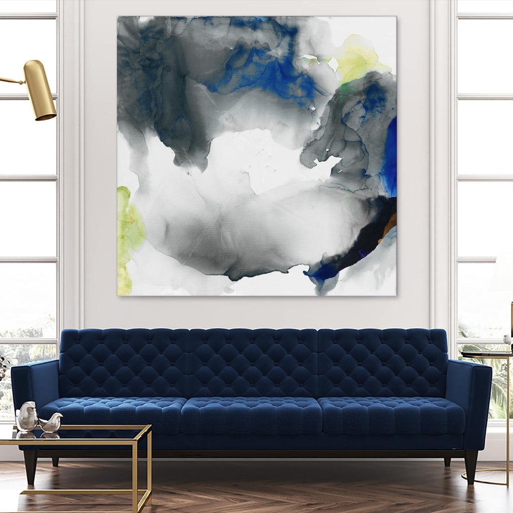 Ephemeral II by Sisa Jasper on GIANT ART - blue abstract