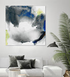 Ephemeral II by Sisa Jasper on GIANT ART - blue abstract
