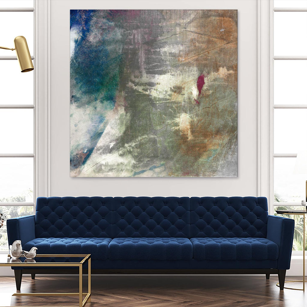 Mod Abstract I by Sisa Jasper on GIANT ART - blue abstract
