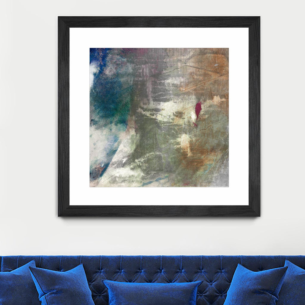 Mod Abstract I by Sisa Jasper on GIANT ART - blue abstract