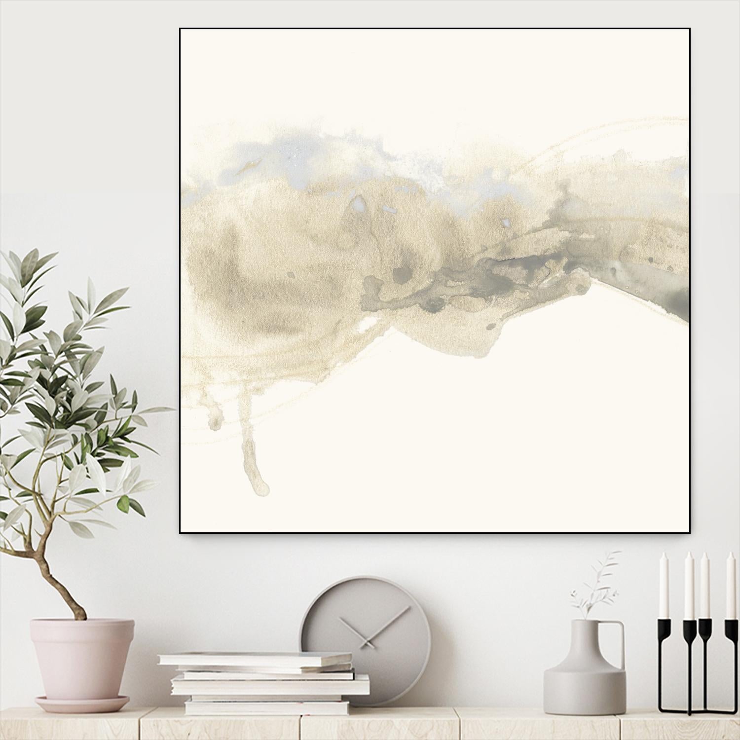 Vapor I by June Erica Vess on GIANT ART - brown abstract