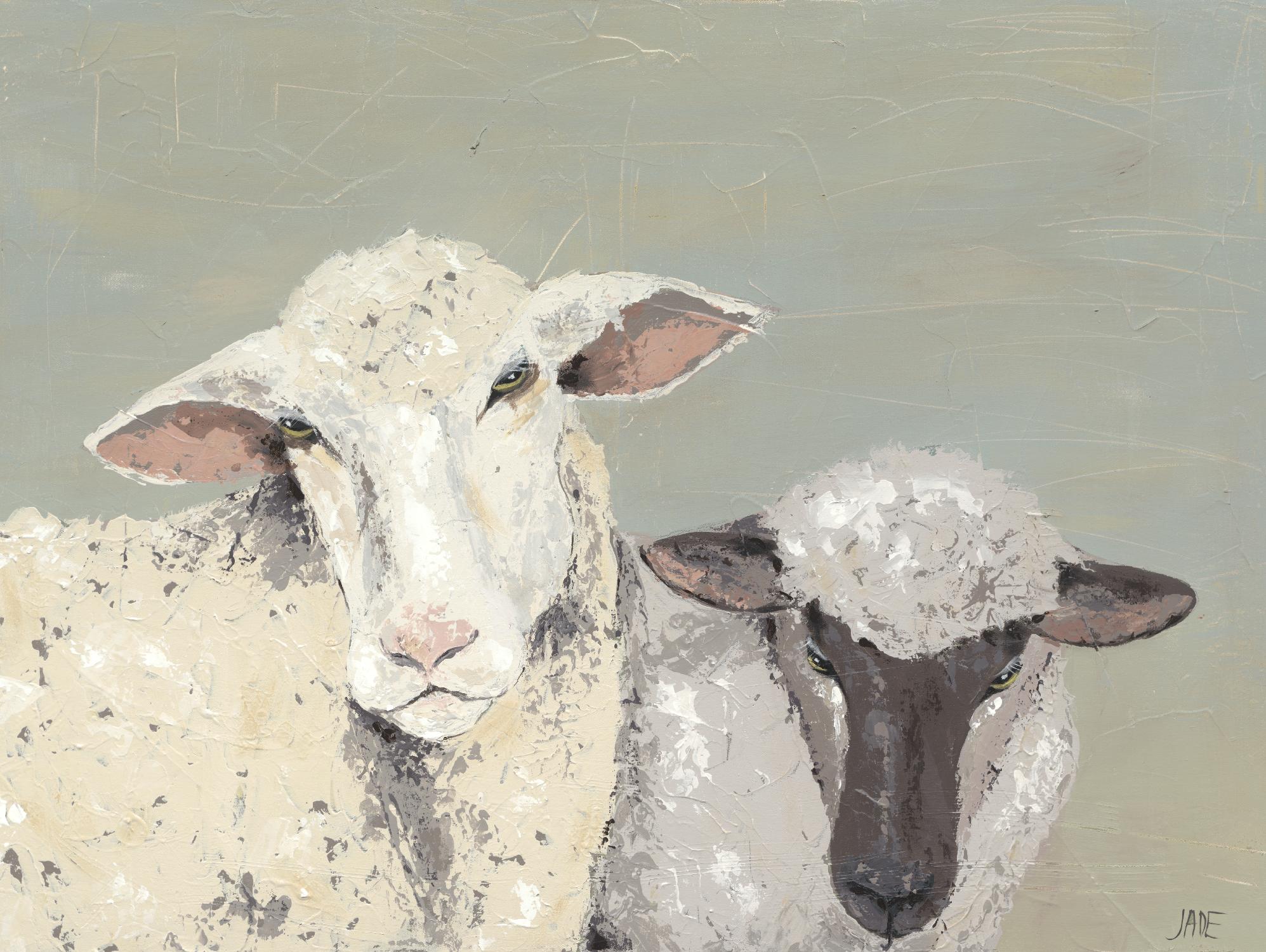 Sweet Lambs I by Jade Reynolds on GIANT ART - animals