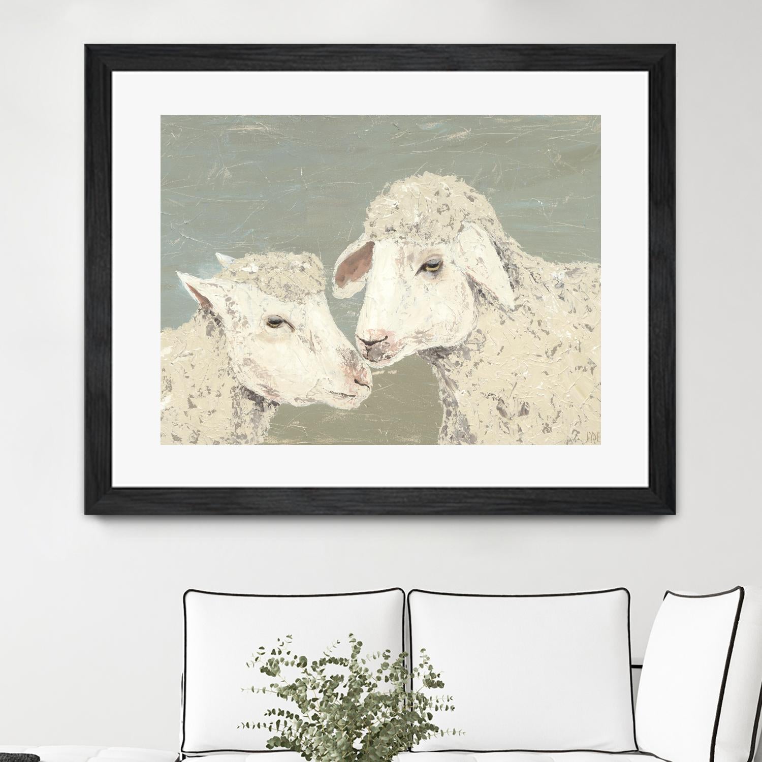 Sweet Lambs II by Jade Reynolds on GIANT ART - animals