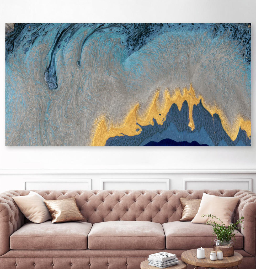 Kahuna by Alicia Ludwig on GIANT ART - blue abstract