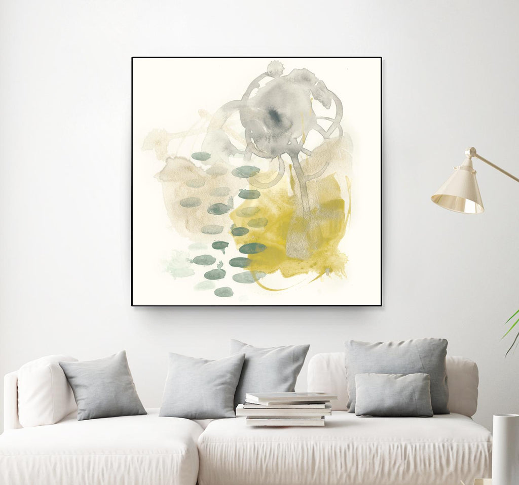 Apex Formula III by June Erica Vess on GIANT ART - yellow abstract