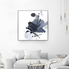 Blue & Black Splash I by Irena Orlov on GIANT ART - blue abstract