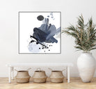 Blue & Black Splash I by Irena Orlov on GIANT ART - blue abstract