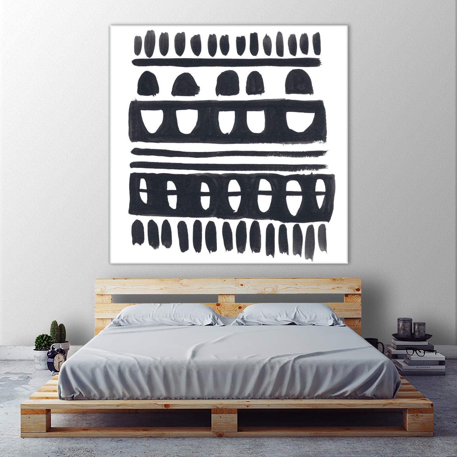 Weft IV by June Erica Vess on GIANT ART - black abstract