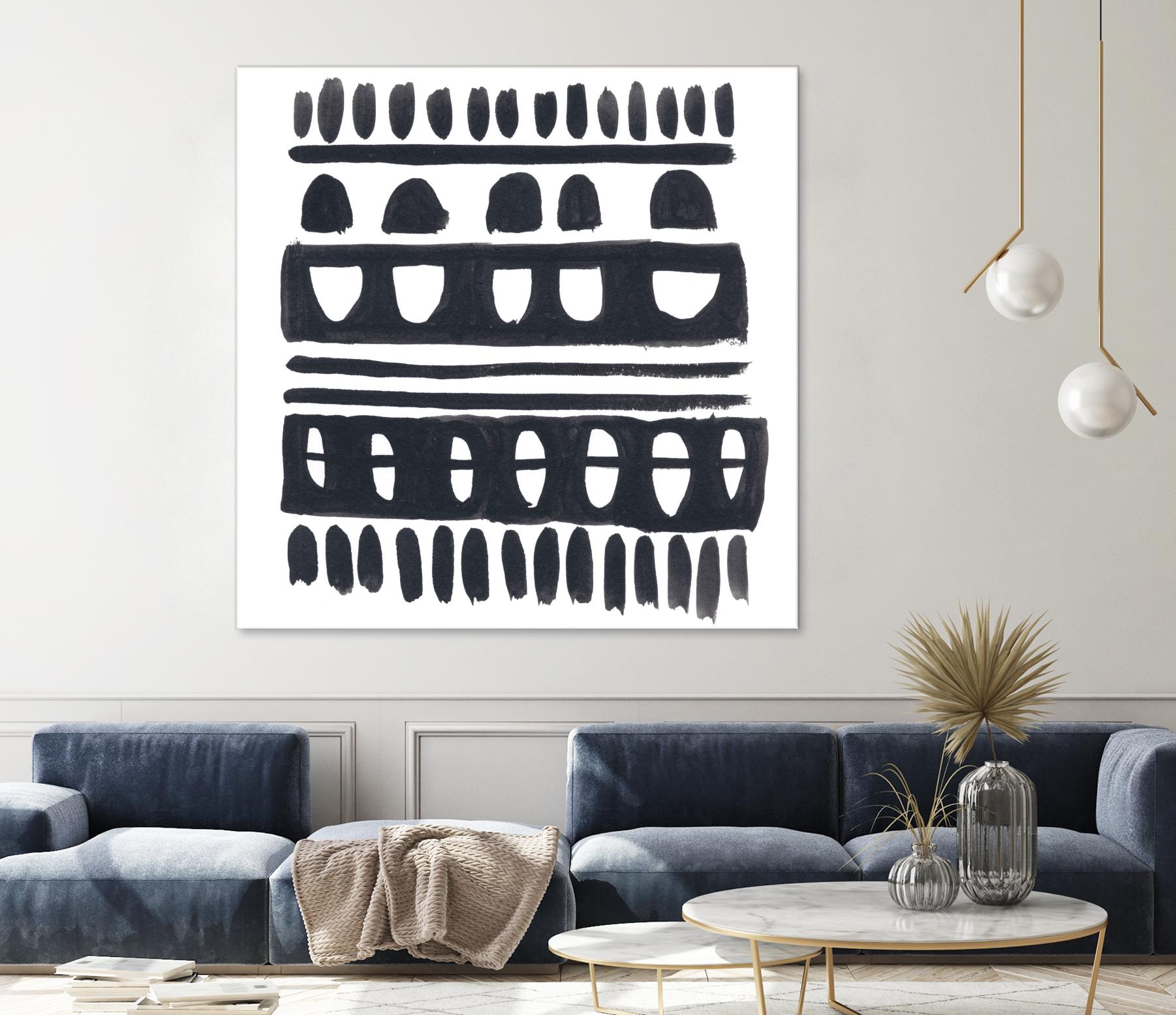 Weft IV by June Erica Vess on GIANT ART - black abstract