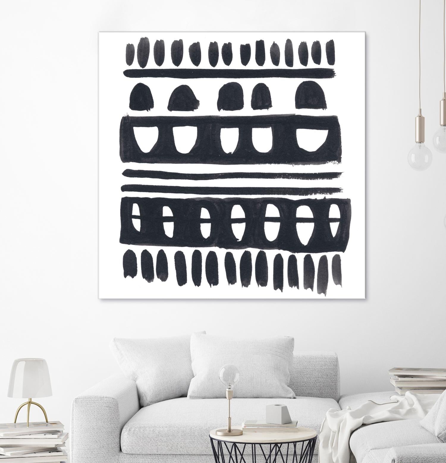 Weft IV by June Erica Vess on GIANT ART - black abstract