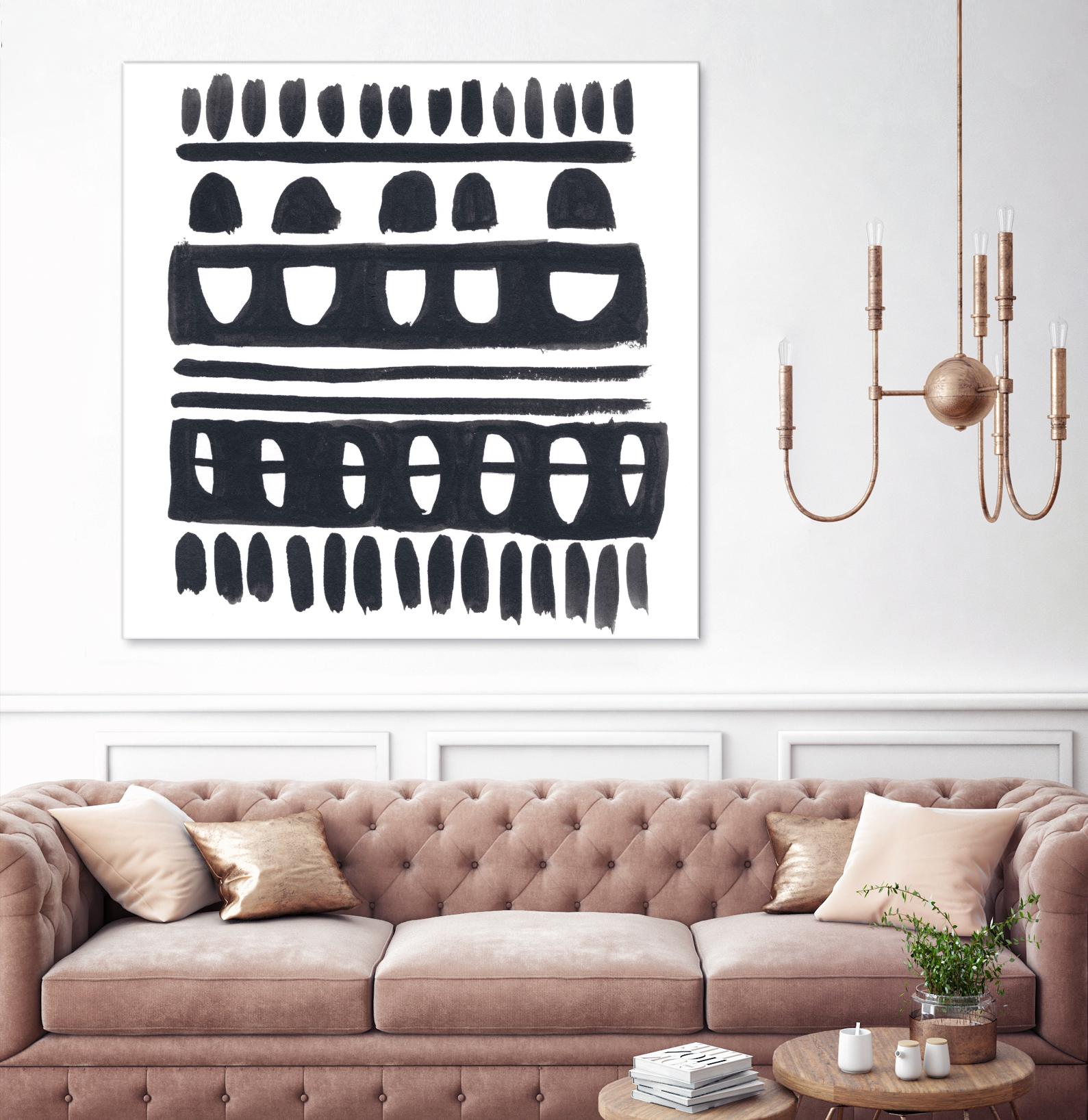 Weft IV by June Erica Vess on GIANT ART - black abstract