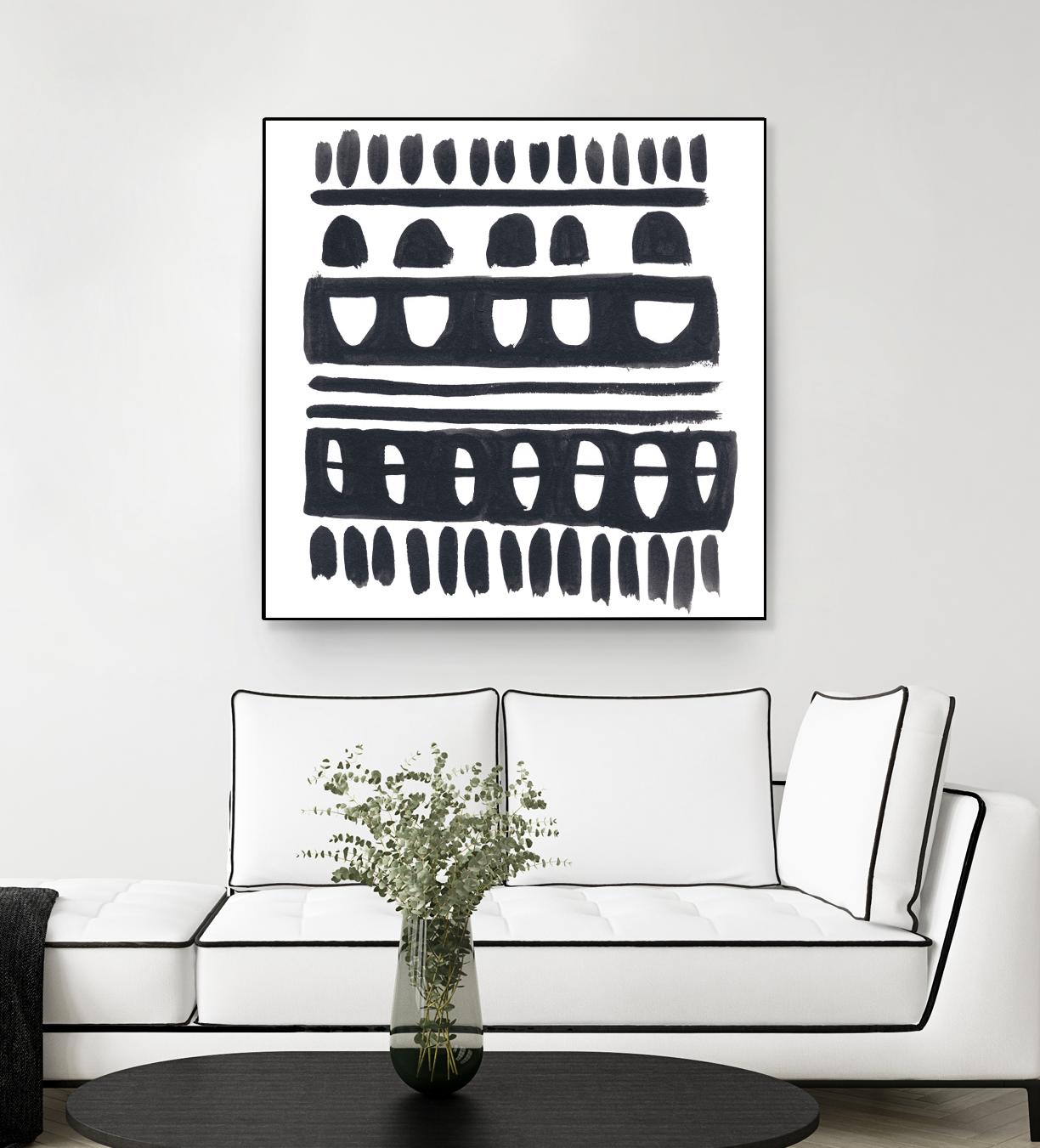 Weft IV by June Erica Vess on GIANT ART - black abstract