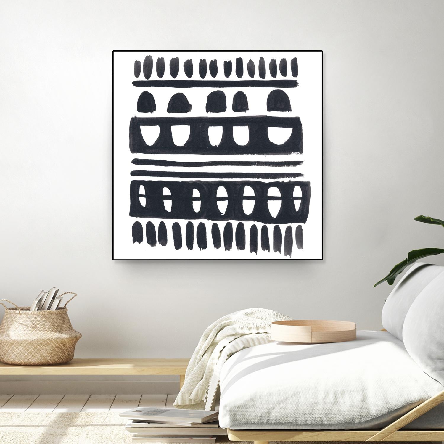 Weft IV by June Erica Vess on GIANT ART - black abstract