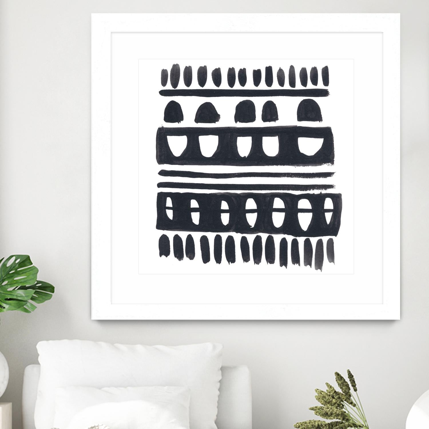 Weft IV by June Erica Vess on GIANT ART - black abstract