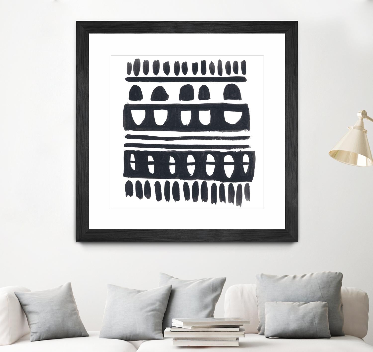 Weft IV by June Erica Vess on GIANT ART - black abstract