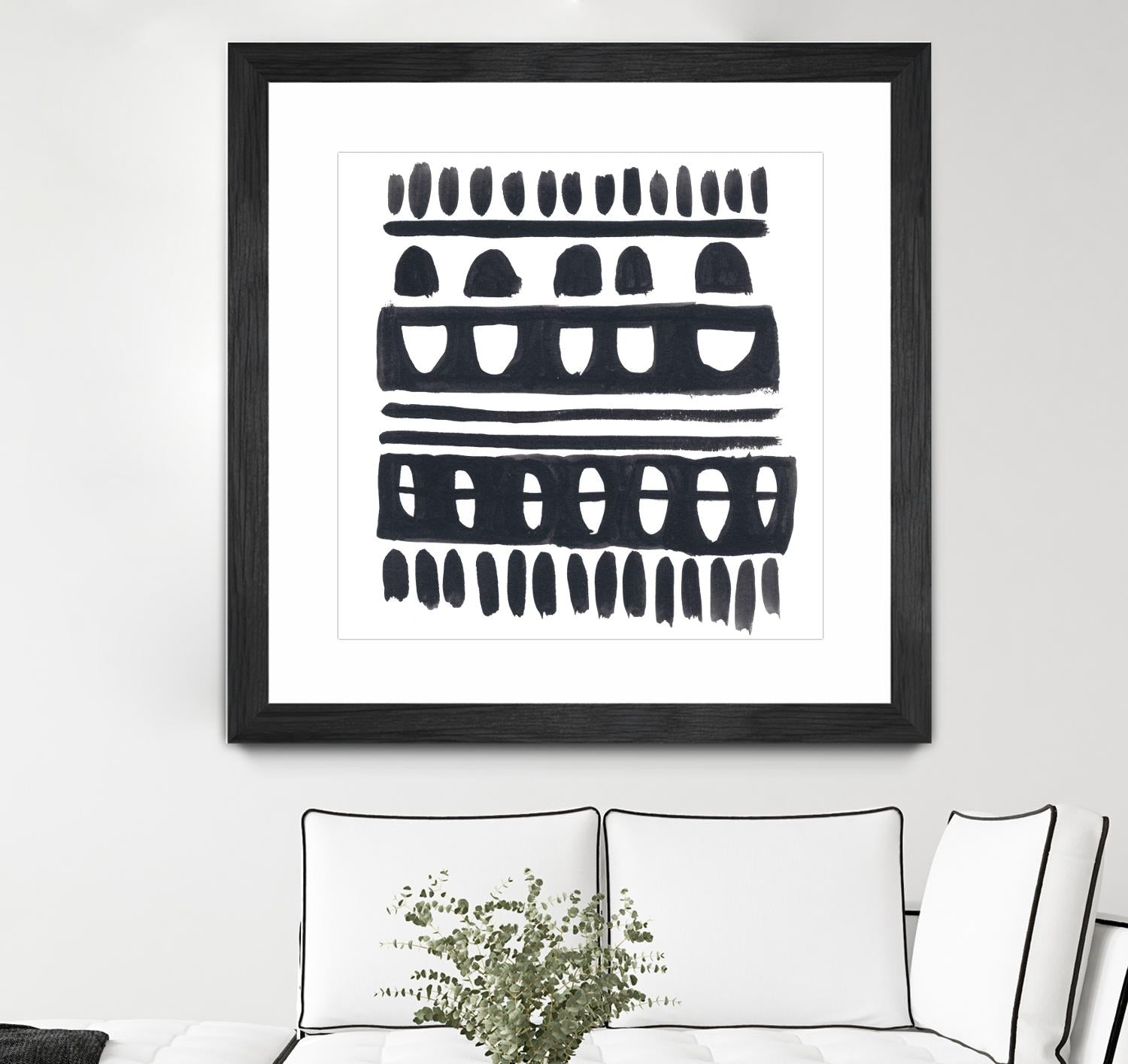 Weft IV by June Erica Vess on GIANT ART - black abstract