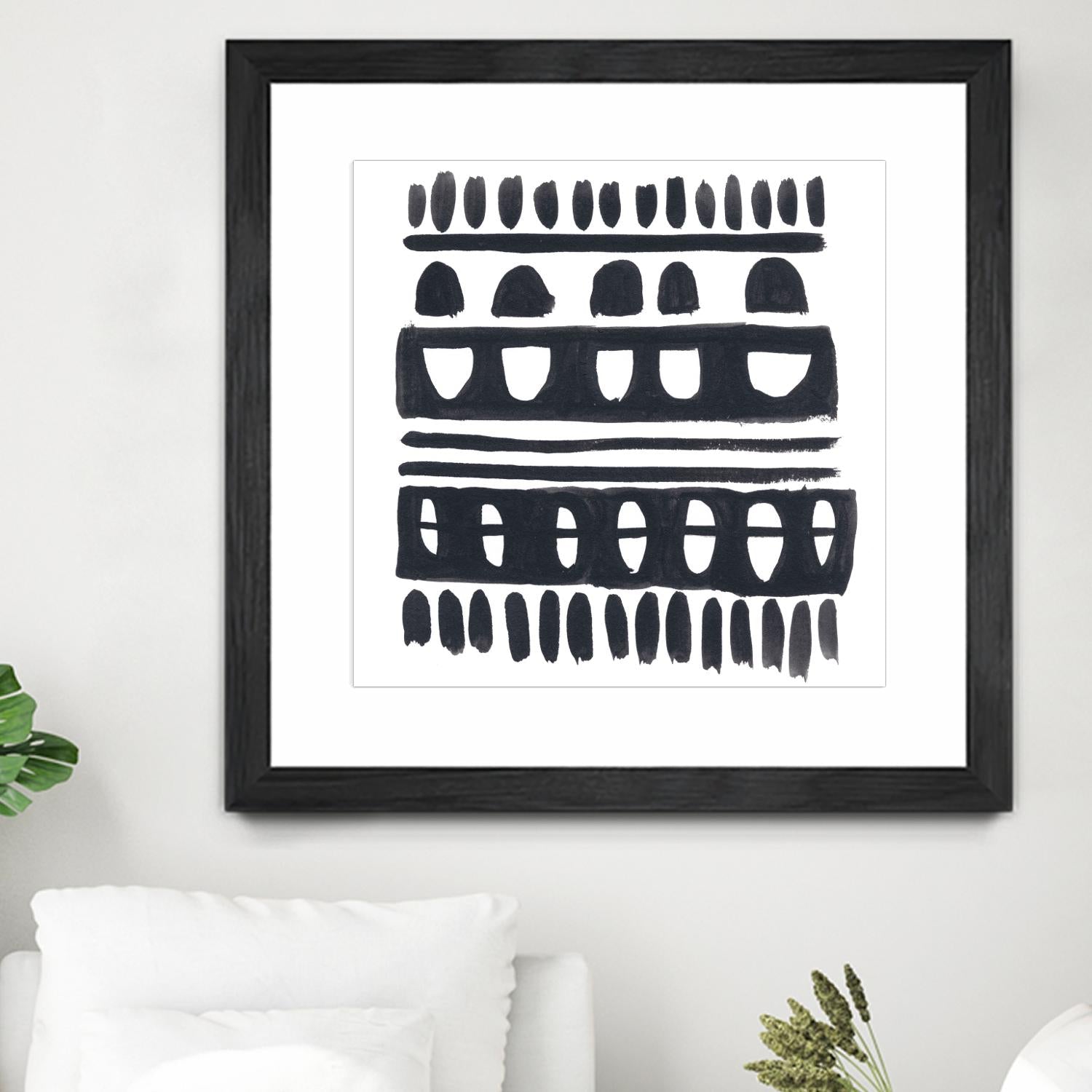 Weft IV by June Erica Vess on GIANT ART - black abstract