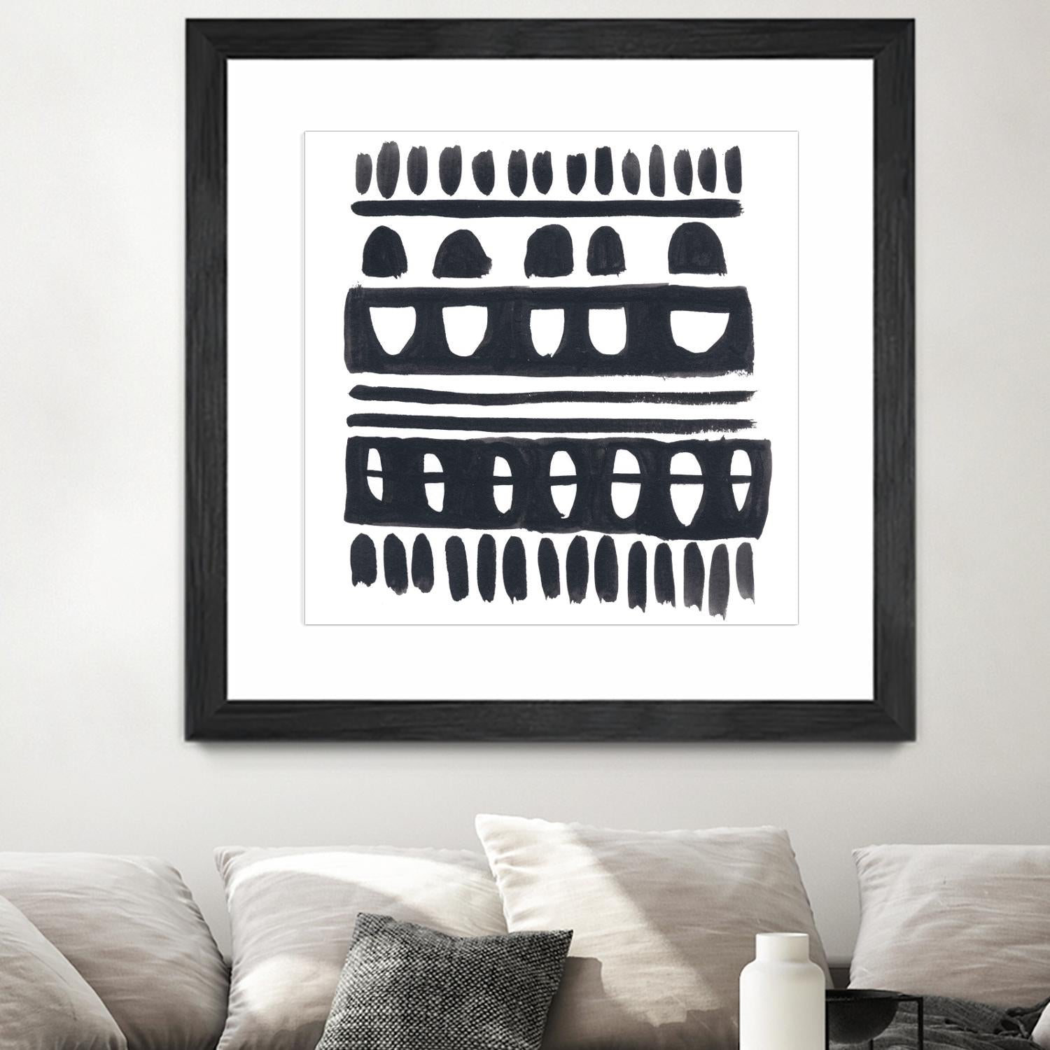 Weft IV by June Erica Vess on GIANT ART - black abstract