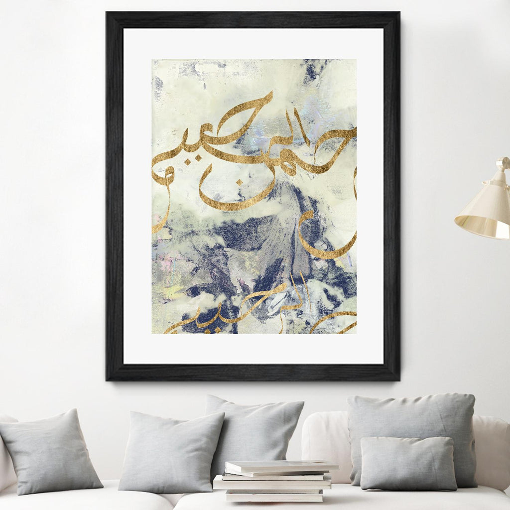 Arabic Encaustic I by Jennifer Goldberger on GIANT ART - abstract