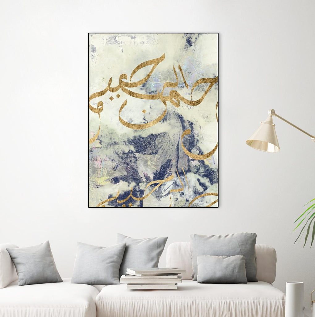 Arabic Encaustic I by Jennifer Goldberger on GIANT ART - abstract