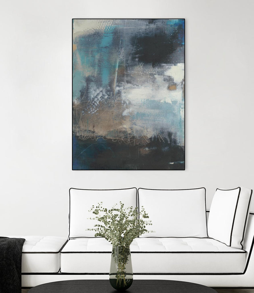 Umbra I by Sue Jachimiec on GIANT ART - blue abstract