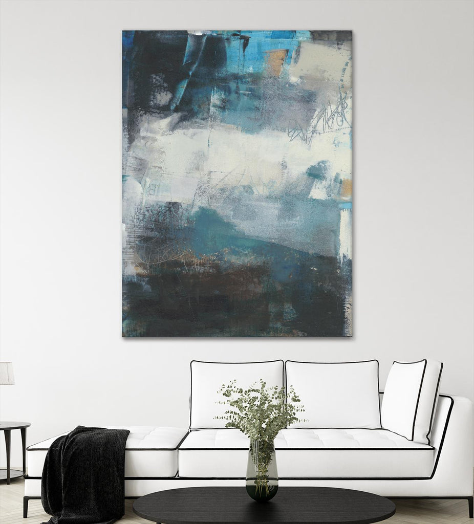 Umbra II by Sue Jachimiec on GIANT ART - blue abstract